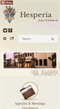 Mobile Screenshot of cityofhesperia.us